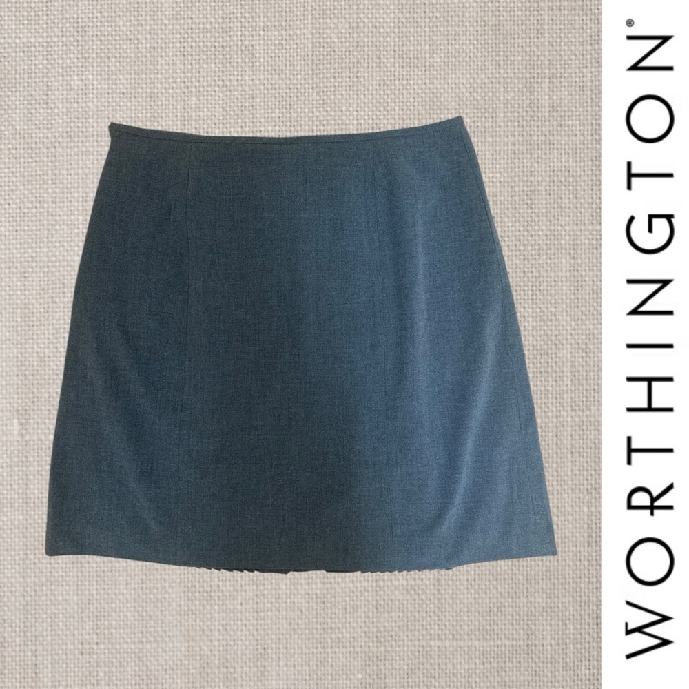 Worthington Works Stretch Separates Pleated‎ Skirt, Size L, MSRP $62 - Picture 2 of 5